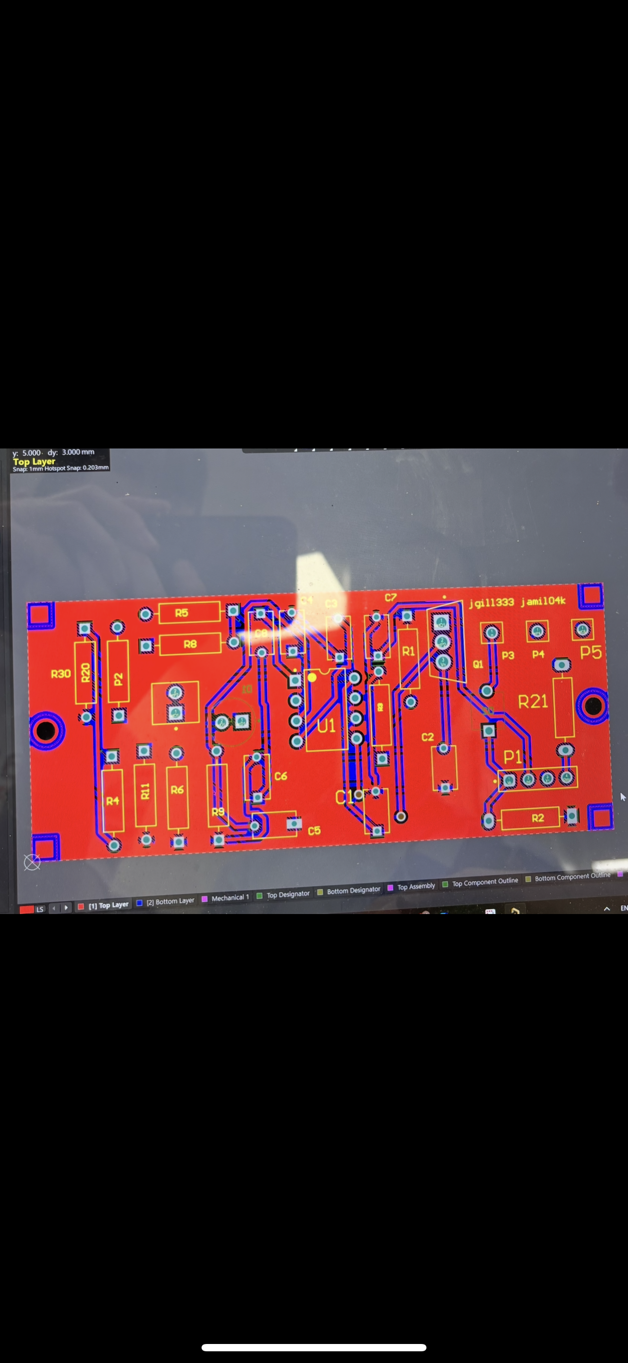 Custom PCB receiver board